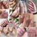 Buy 4Box 3D Dried Flowers Nail Art Stickers - Colorful DIY Mini Flower Petals for Nail Design - Natural Floral Decals for Manicure & Craft Accessories - Buy Online on SooperMarket.com