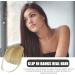 Dranng Bang Extensions Clip Human Hair French Bangs Clip on Fake Bangs Fringe Natural Color Fringe Hairpieces Stylish Neat Bangs Hair Extension for Girls Women gray gold - Buy Online on SooperMarket.com