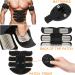 SPORTLIMIT Abdominal Muscle Toner | Portable Fitness Equipment for Abs, Arms, and Legs | Home & Office Workout | 10 Free Gel Pads | Abs Stimulator for Men and Women - Buy Online on SooperMarket.com