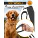 Looxmeer Dog Tow Lines - Robust 3m to 30m Leashes with Storage Bag & D-Carabiner for Training | Durable & Versatile Black Dog Leash - Buy Online on SooperMarket.com
