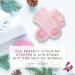 Moisturizing Gel Heel Socks - Heal Dry Cracked Feet | Lavender & Jojoba Infusion | Perfect Gift (1 Pair Pink - Buy Online on SooperMarket.com