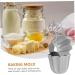 Zerodeko 2pcs Octagonal Cake Mold Baking Pan Baking Cup Tartlets Pans Cupcake Baking Mold Chocolate Mini 7.5x7.5x6.5cm Silver - Buy Online on SooperMarket.com
