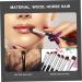 Healeved 7pcs Eyeshadow Daily Use Makeup Brush Horse Hair Concealer Brush Wood Black Lip Brush - Buy Online on SooperMarket.com