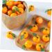 Alipis 50pcs orange cupboard desktop toys plastic teaching aids decorations Model Toy accessories mini Scene Photography Props decorate window False Orange Decor fake fruit - Buy Online on SooperMarket.com