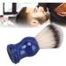 Handmade Shaving Brushes for Men - Blue Handle & Silver Ring | Beauty & Hairdressing Salon Essential - Buy Online on SooperMarket.com
