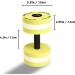 Water Gear Hydro Buoys - Yellow/White - Upper Body Pool Exercise for Back, Arms & Chest - Buy Online on SooperMarket.com
