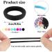 200 Pcs Mini Seamless Baby Hair Bands - Candy Color Cotton Hair Ties for Girls, Infants, Toddlers - 2cm Diameter - Buy Online on SooperMarket.com