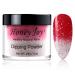 28g/Box Red and White Temperature Change Shine Glitter Dip Powder Nails Dipping Nails Long-lasting Nails No UV Light Needed (No.2) Dip - W-No.2 - UKA