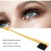 Double Headed Wheat Straw Eyebrow Brush Unique Makeup Eyelash with Durable Material for Taming Unruly Eyebrows (Yellow) - Buy Online on SooperMarket.com