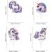 Cyodoos 24PCS Unicorn Cupcake Toppers Unicorn Theme Birthday Party Cute Decorating Supplies for Boy Girl Birthday Party Baby Shower Party Supplies Decoration (two-sided) Color - Buy Online on SooperMarket.com