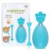 oogiebear Bear Pair   The Safe Baby Booger Cleaner and Nose Sucker Duo | Bulb Aspirator and 2-in-1 Nose and Ear Wax Cleaner | Latex and BPA Free - Blue Blue bear pair