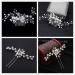 Elegant Bride Wedding Hair Comb Set | Crystal Pearl Hair Clips & Silver Vine Headdress for Girls - Buy Online on SooperMarket.com