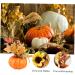 AOKWAWALIY 2pcs Pumpkin Ornaments Sunflower Ornament Simulation Halloween Pumpkin Realistic Pumpkin Photography Prop for Halloween Decor Simulation Pumpkin Household Potted Plant Foam - Buy Online on SooperMarket.com