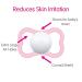 MAM Air Night & Day Baby Pacifier 3 Count Pack - Glows in The Dark, Sensitive Skin, 6-16 Months, Girl - Buy Online on SooperMarket.com