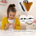 Mommy's Touch Shark Tooth Silicone Teething Necklaces - 3-Pack for Special Needs Kids - Black, White & Wood Design - Buy Online on SooperMarket.com