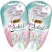 Bic Miss Soleil Sensitive disposable razor women 8 wet razors with 3 blades each with aloe vera & vitamin E for a gentle shave 8 pieces (1 Pack)