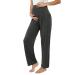 Amorbella Womens Maternity/Pregnancy Sweatpants Long Yoga/Pajama/Lounge Pants Over The Belly S Charcoal