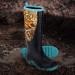 TIDEWE Women's Multi-Season Waterproof Rubber Boots - Pink & Green, Size 8 - Buy Online on SooperMarket.com