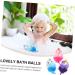 NOLITOY 9 Pcs Bath Ball Set | Exfoliating Body Scrubber & Skin Cleaning Supplies for Perfect Bathing Experience - Buy Online on SooperMarket.com