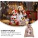 PLAFOPE Holiday Bags 12pcs Christmas Drawstring Bag Candy Bags Xmas Candy Bag Drawstring Storage Bags Miss Cartoon - Buy Online on SooperMarket.com