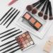 TEXAMO Professional Makeup Brush Set for Kabuki Foundation Powder Contour Blush Highlighter Eye Shadow - Black (C-Diamond Brush) with Cosmetics Bag - Buy Online on SooperMarket.com