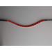 Happiness Hinge Headband Horse Red 'Siam' with Large Stones - Handcrafted Narrow Design - WB XL Black Leather - Buy Online on SooperMarket.com