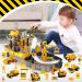 28-Piece Construction Site Vehicles Cake Decoration for Kids - Excavator Themed Birthday Party Supplies for 2-Year-Olds - Buy Online on SooperMarket.com