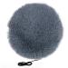 Heating blanket USB charging ceiling for pets made of plush material 39.9 cm safe and soft heating mat for small dogs and cats (gray)