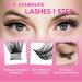 Self Adhesive Lash Extension Kit - DIY Eyelash Clusters 72 Wispy Individual Lashes No Glue Needed (10-16mm) - Z4-D & Z3 Mix - Buy Online on SooperMarket.com