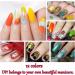 Painting Nail Gel Polish - Spider Gel Nail Polish Kit - 12 Colors UV Gel Nail Kit with Nail Brush Set - Black White Silver Gold Long Lasting Silk Gel Varnish Kit for Nail Manicure Design DIY - Buy Online on SooperMarket.com