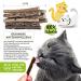 Thompson & Wood 8x Catnip Sticks - 100% Natural Cat Toy for Dental Care & Fresh Breath - Buy Online on SooperMarket.com