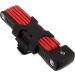 Abus Bordo Lite 6055k SH Folding Lock - Extra-Light 85 cm Bicycle Lock with Bracket | Security Level 7 - Red - Buy Online on SooperMarket.com