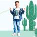 JinBei Toddler Kids Hooded Jacket - Waterproof Windbreaker Coat for Boys | 1-7 Years - 120 Bleu - Buy Online on SooperMarket.com