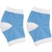Buy Angrek Washable Gel Spa Heel Socks - 2 Piece Moisturizing Pedicure Care for Dry Cracked Feet - Open Toe Protection (Blue) - Buy Online on SooperMarket.com