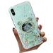 Tivenfezk nadoli for iPhone X/XS Treibsand B r astronaut Hidden Stander Shell caricature glitter astronaut stand soft silicone bling cell phone case.