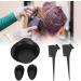 11PCS Hair Dye Dyeing Kit Hair Household Tinting Bowl Soft Dye Brush Ear Cover Hair Coloring Dye Tools for DIY Salon - Buy Online on SooperMarket.com