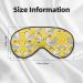 Yellow Chicken Soft Sleep Eye Mask | Breathable Eye Patch for Women | Ideal for Travel & Relaxation - Buy Online on SooperMarket.com