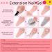 Ur Sugar PolyGel Set - Cat Eye Magnet Poly Extension Gel | 6 Colors 15ml | Pink Glitter Shines in the Dark - Nail Extension Builder Gel - Buy Online on SooperMarket.com
