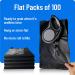 PWgoods Dog Poo Bags | 200 Pack | 33% Thicker & 25% Larger Dog Poop Bags with Tie Handles | 100% Leak Proof | Odor Free Pet Waste Disposal Bags | Discreet Opaque Black | Large Poo Bags Dogs - Buy Online on SooperMarket.com