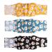 Dono 3-Pack Reflective Dog Diapers with Washable Belly Band for Small Medium and Large Dogs (L) Fried Eggs L
