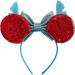 Yunmoxiao Mouse Ears Bow Headbands Shiny Bows Glitter Party Decoration Cosplay Costume for Kids Girls Women Princess Party Decorations Cosplay (Pink) - Buy Online on SooperMarket.com