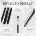 Fine Angle Eyeliner Brush - Precision Makeup Brush for Gel Eye-Liner - Superior Quality Ultra-Fine Synthetic Bristles for Eyebrows Eyes Eyelash - Buy Online on SooperMarket.com