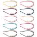 Quesuc 10 Pieces Unisex Metal Teeth Comb Hair Hoop Hairband Headband Hair Accessories Multicolor - Buy Online on SooperMarket.com