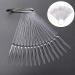 80pcs Clear Fake Nail Art Tips with Ring Holder - Nail Swatches Practice Tool - Buy Online on SooperMarket.com