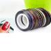 10 Color Mixed Nail Art Striping Tape Line Sticker Set - UV Gel Tips Decal DIY Nail Decorations - Buy Online on SooperMarket.com