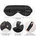 Haskirky Light Blocking Eye Mask for Deep Sleep and Relaxation - Adjustable Men and Women Travel Mask for Business Trips, Yoga, and Meditation - Breathable & Comfortable - Black Stars - Buy Online on SooperMarket.com