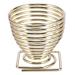 AYNEFY Cosmetic Puff Stand - Dual Type Makeup Sponge Blender Holder Rack | Gold Square Base | Beauty Tool for All Makeup Sponges - Buy Online on SooperMarket.com