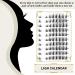 72 D-Curl B&Q Lash Clusters for DIY Natural Eyelash Extensions | Soft Fluffy D-MIX B 40 Clusters | UK-FD-B40-D-MIX - Buy Online on SooperMarket.com