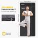 CAMBIVO Extra Wide Yoga Mat 72x32 1/4 - Eco-Friendly SGS Certified Large TPE Mat for Yoga, Pilates, Workout - Dark Black - Buy Online on SooperMarket.com