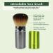 EcoTools Travel Kabuki Makeup Brush - Retractable Green Brush for Foundation, Blush, Bronzer & Powder - Travel Friendly & On The Go - 1 Count - Buy Online on SooperMarket.com